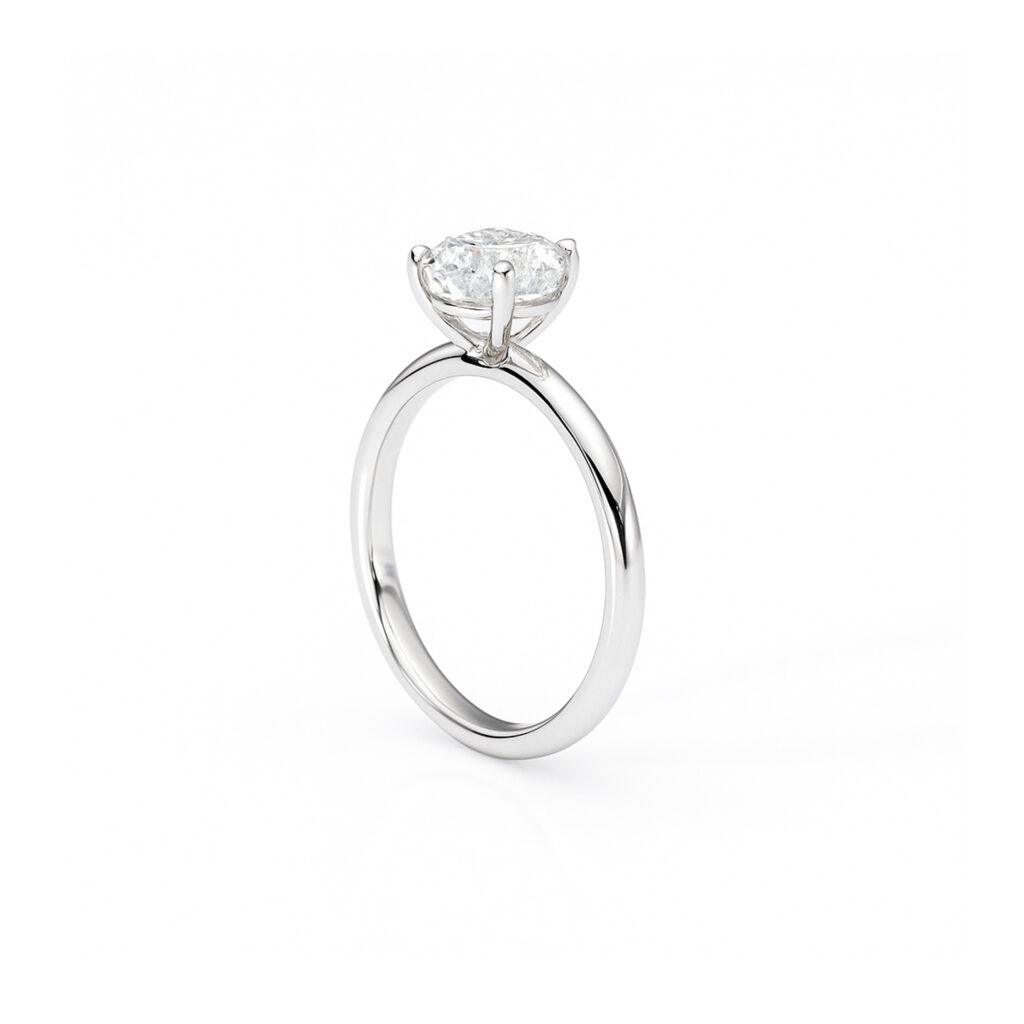 1 Carat Cushion diamond ring UAE