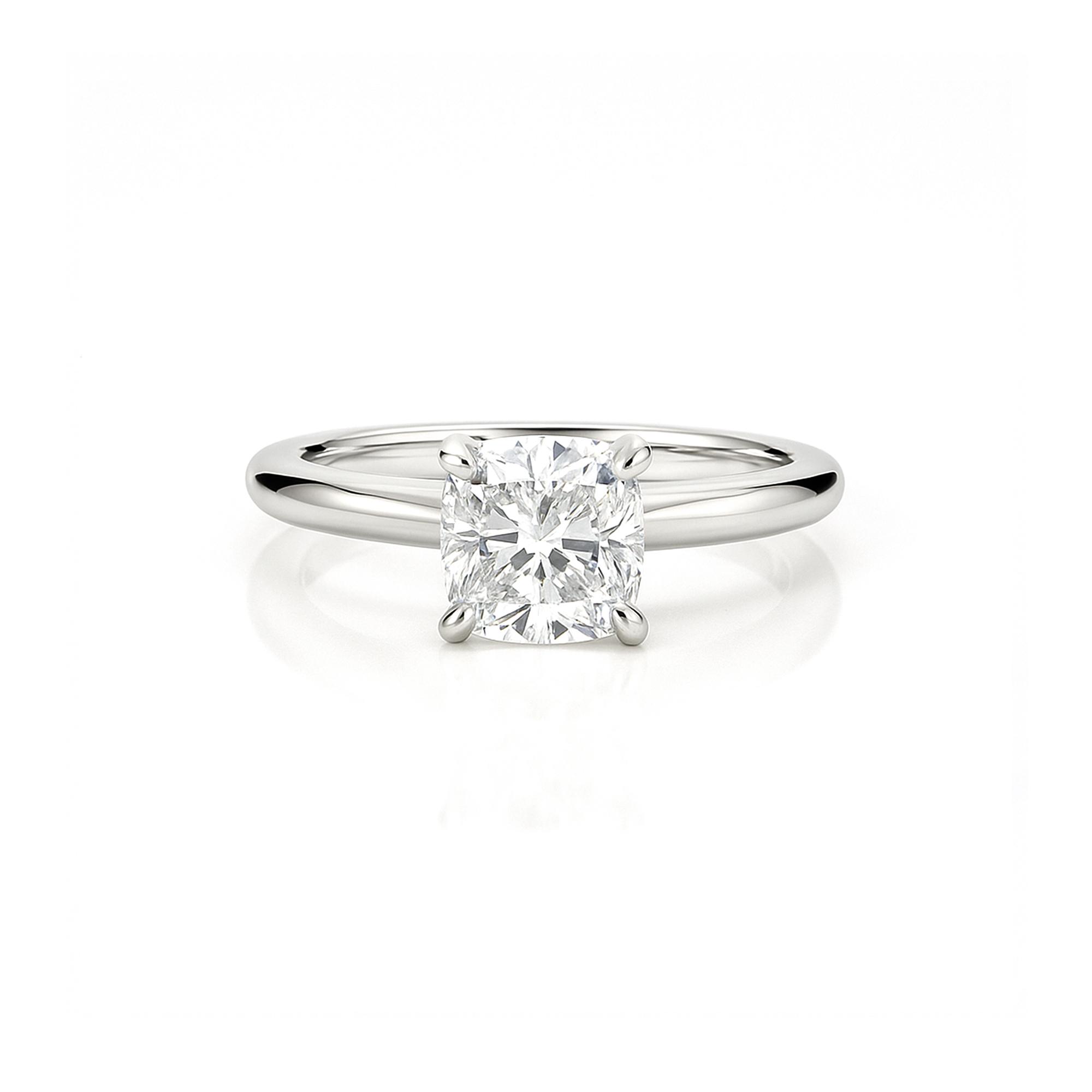 1 Carat Cushion diamond ring Dubai