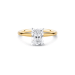 1 carat Radiant Cut diamond ring