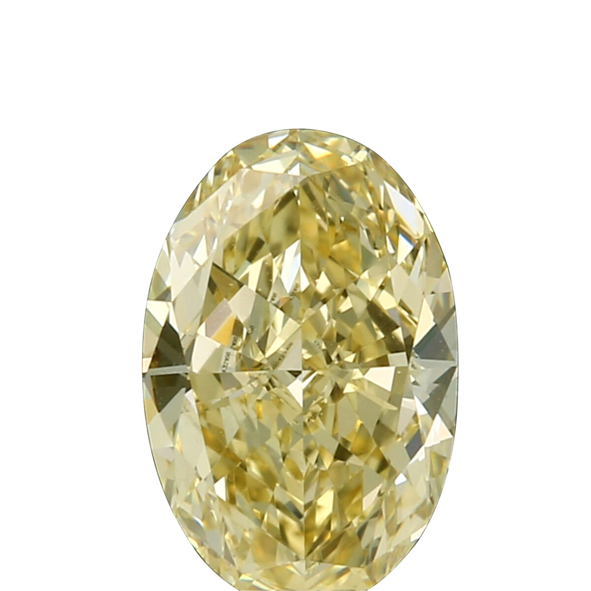1.25 ct Yellow Oval Diamond Dubai