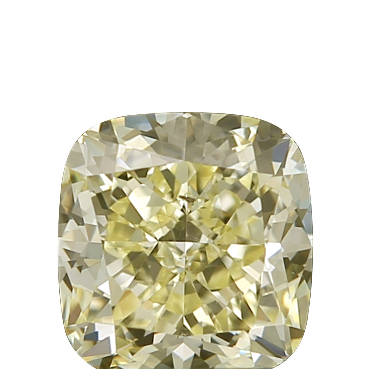 1.10 ct Yellow Cushion diamond Dubai