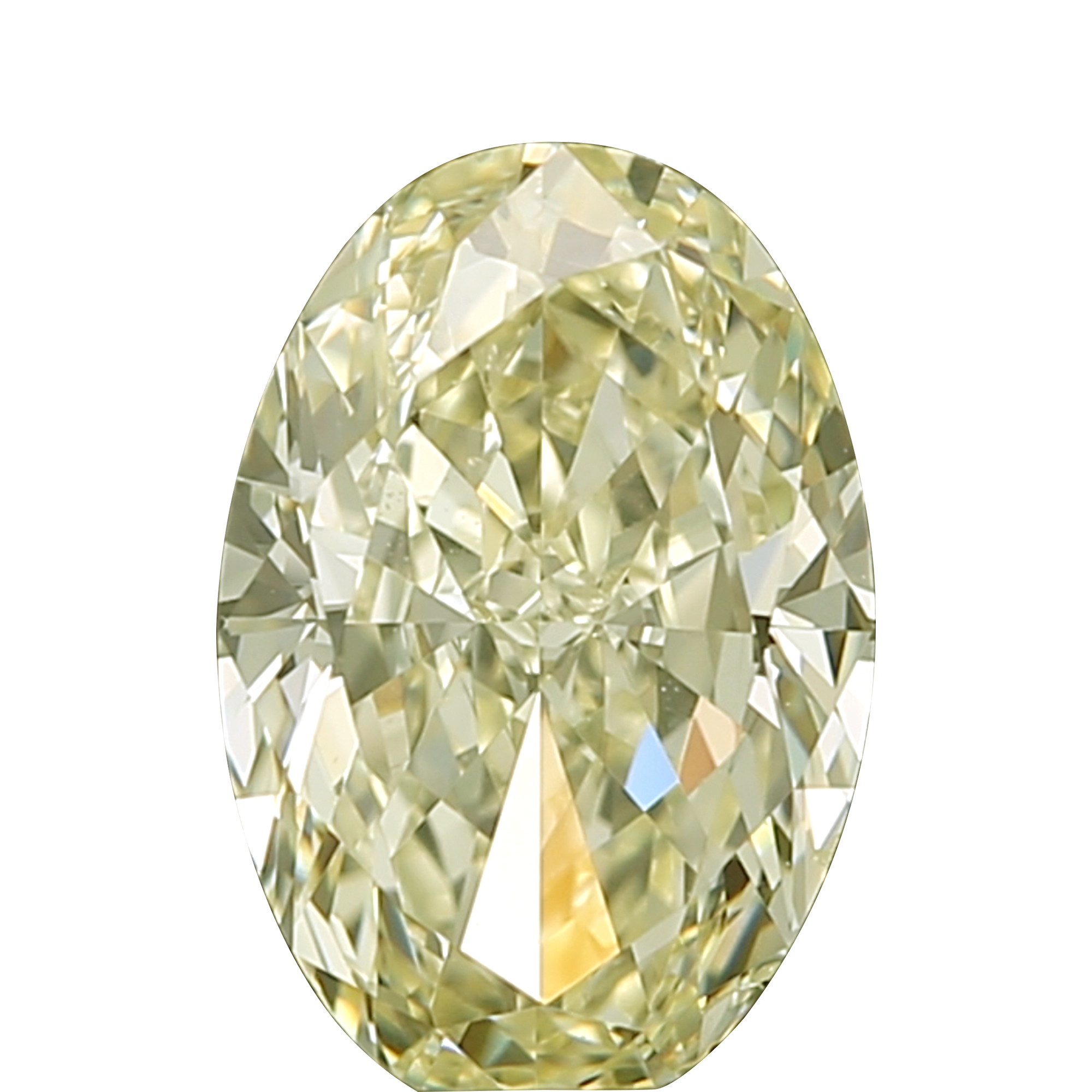 1.52 ct Yellow Oval Diamond Dubai
