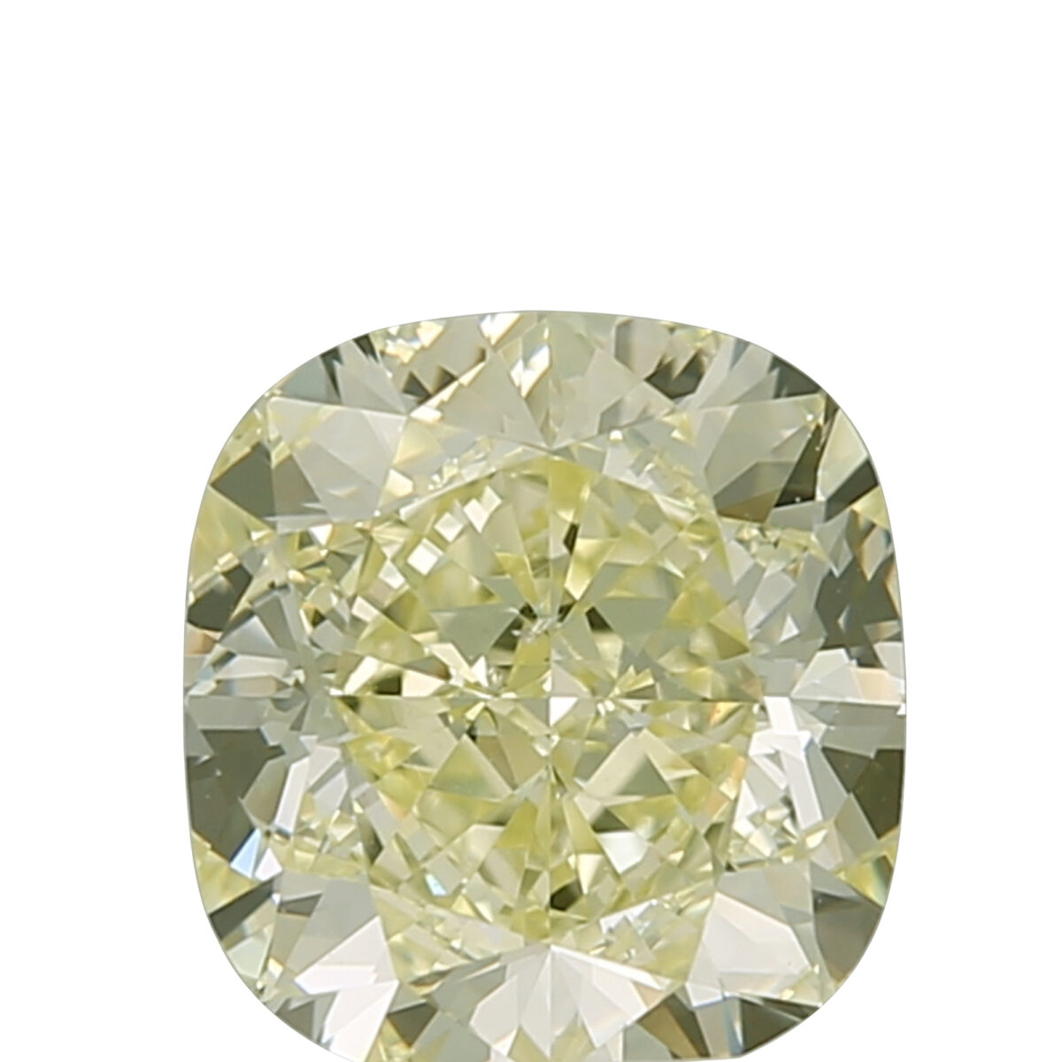 2.20 ct Yellow Cushion diamond Dubai