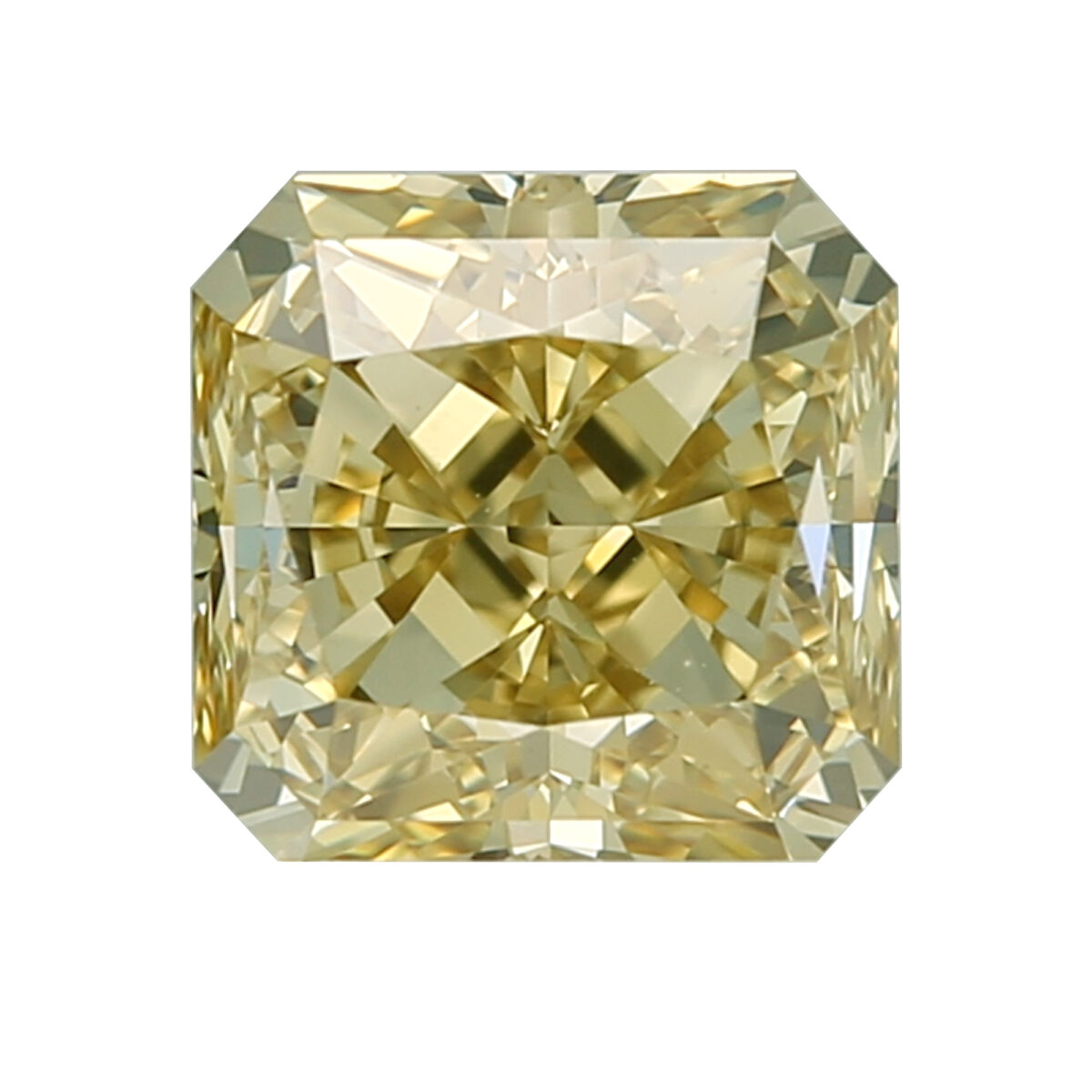 2.01 ct Radiant Yellow diamond Dubai