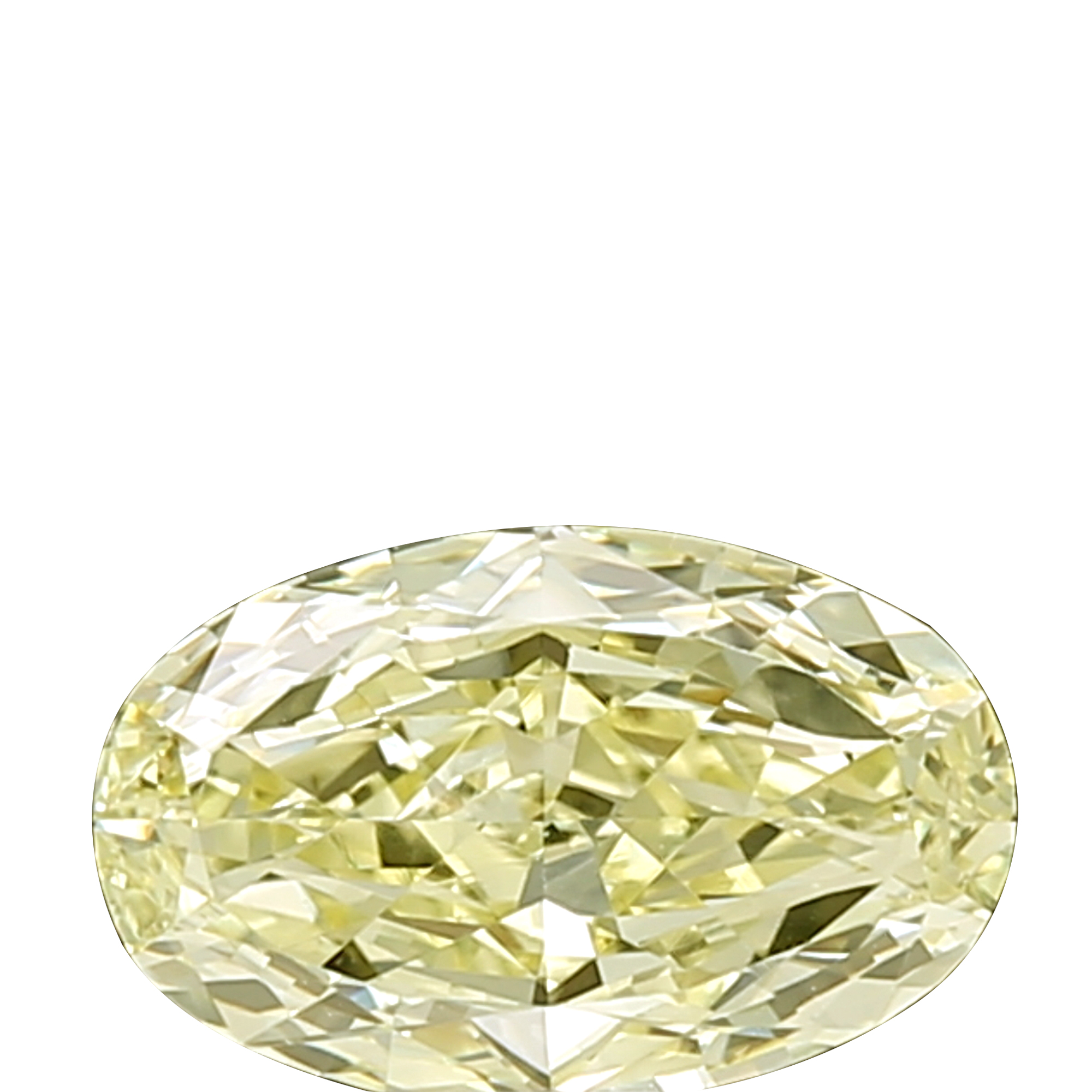 1.22 ct Yellow Oval Diamond Dubai