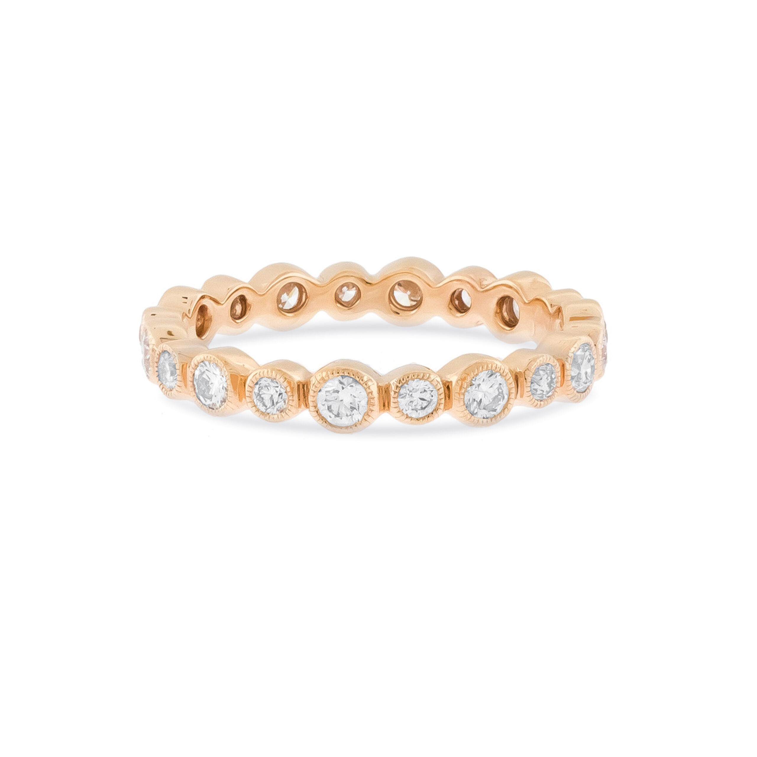 Bezel Diamond eternity ring Dubai