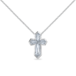 Celestial Spark Cross Necklace