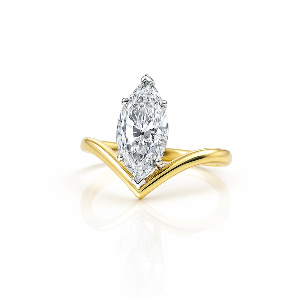 Marquise diamond ring