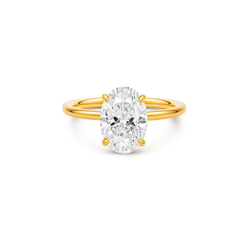 1 carat Oval Diamond Ring
