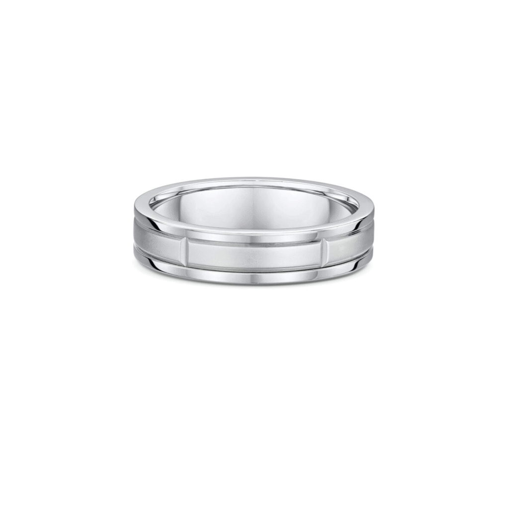 Polished Edge wedding band