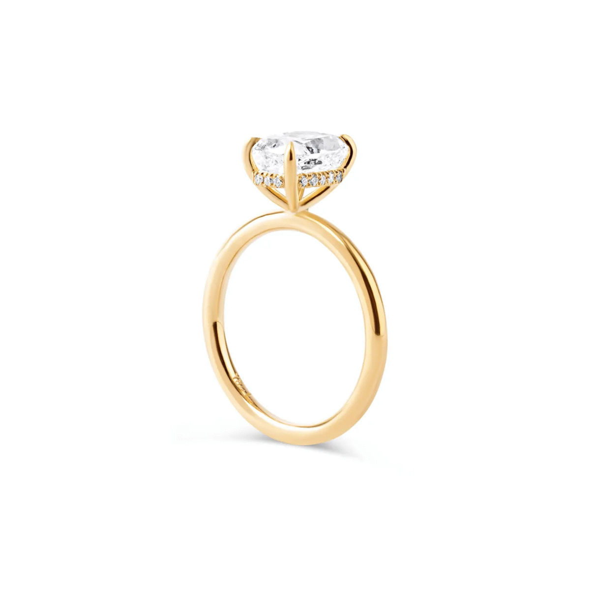 Radiant Cut diamond ring Dubai