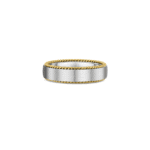 Rope Edge Wedding Ring Dubai