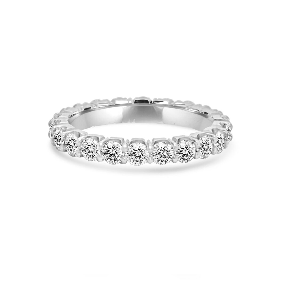 Round Diamond Eternity Band