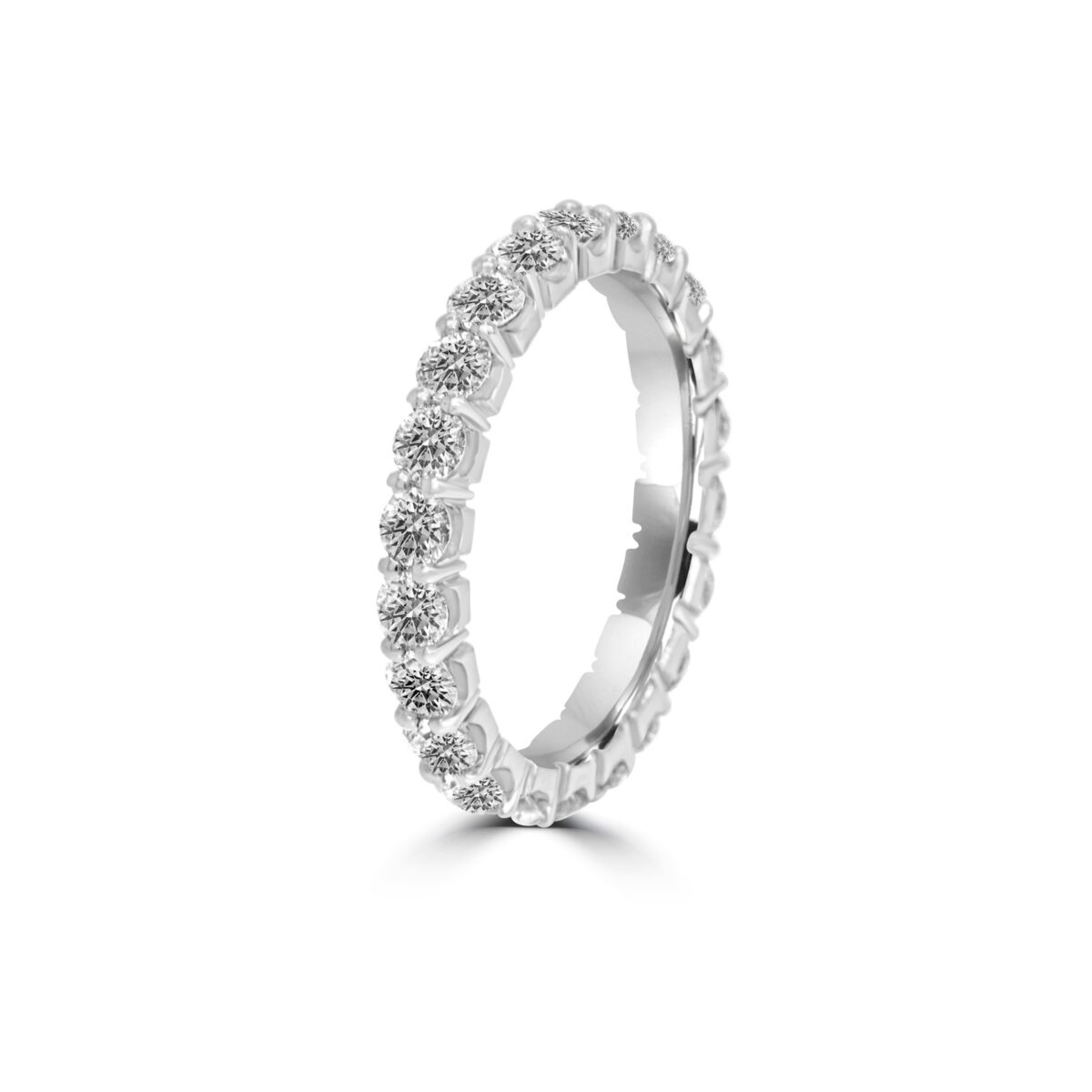 Round Diamond Eternity Band Dubai