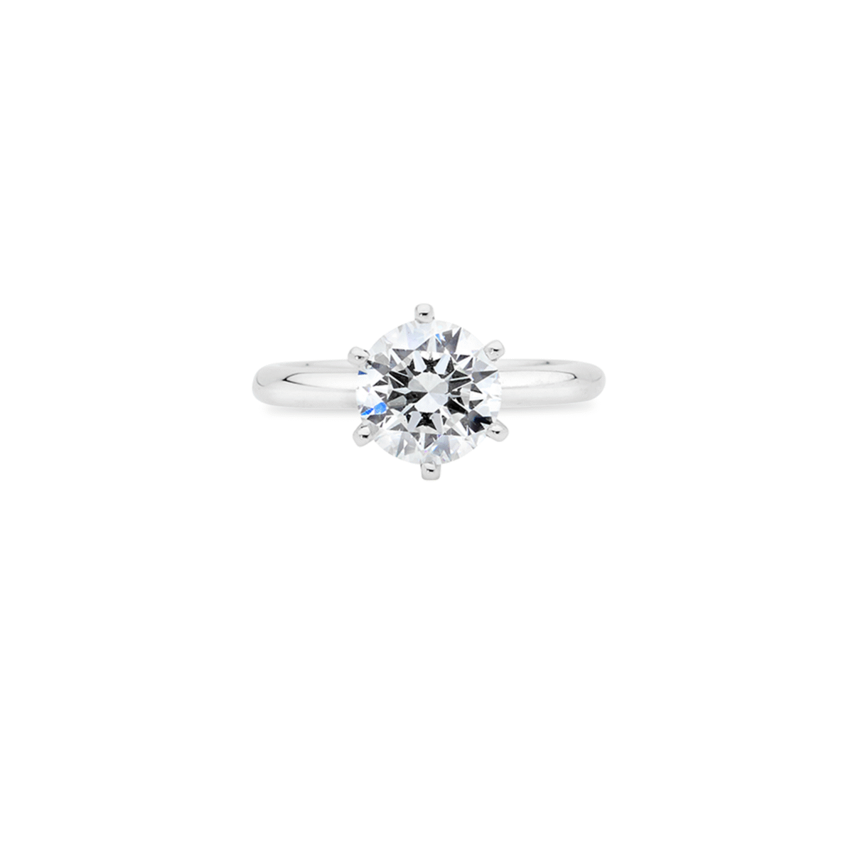 Round diamond ring Dubai