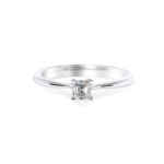 0.30 carat Asscher diamond ring