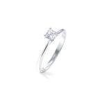 0.30 carat Asscher diamond ring Dubai