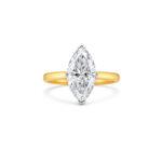 3 carat Marquise diamond ring