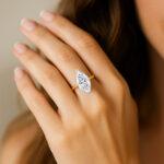 3 carat Marquise diamond ring UAE