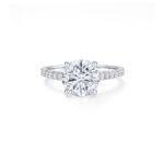 3 carat round diamond ring Dubai