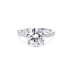 3 carat round diamond ring Dubai