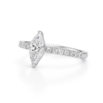 Marquise diamond ring with Shoulder diamonds UAE