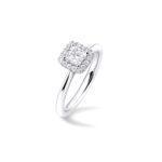 Princess diamond ring with Halo Dubai