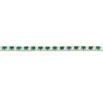 Emerald and diamond bracelet Dubai