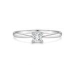 0.30 Carat Princess Cut Diamond Ring