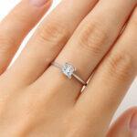0.30 Carat Princess Cut Diamond Ring UAE