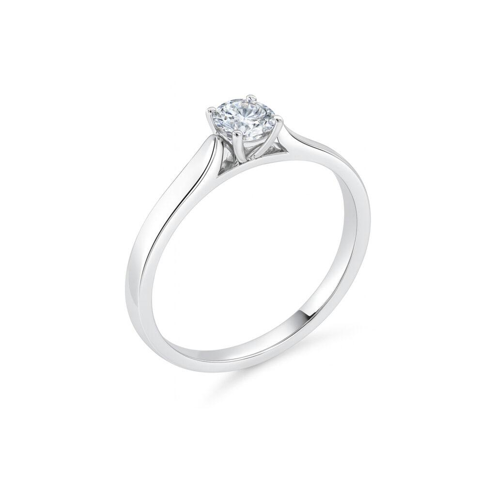 0.30 carat Round Solitaire diamond Ring Dubai
