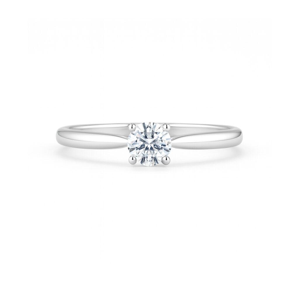 0.45 carat Round Solitaire diamond Ring