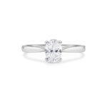 0.50 Carat Oval Cut Diamond ring