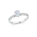 0.50 carat Oval Diamond engagement ring