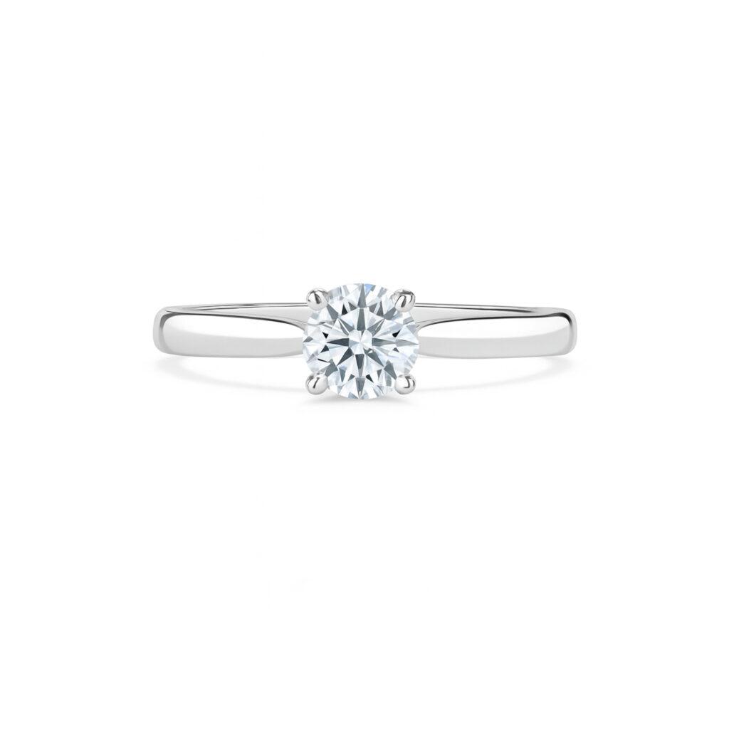 0.60 carat Round Diamond Solitaire Ring