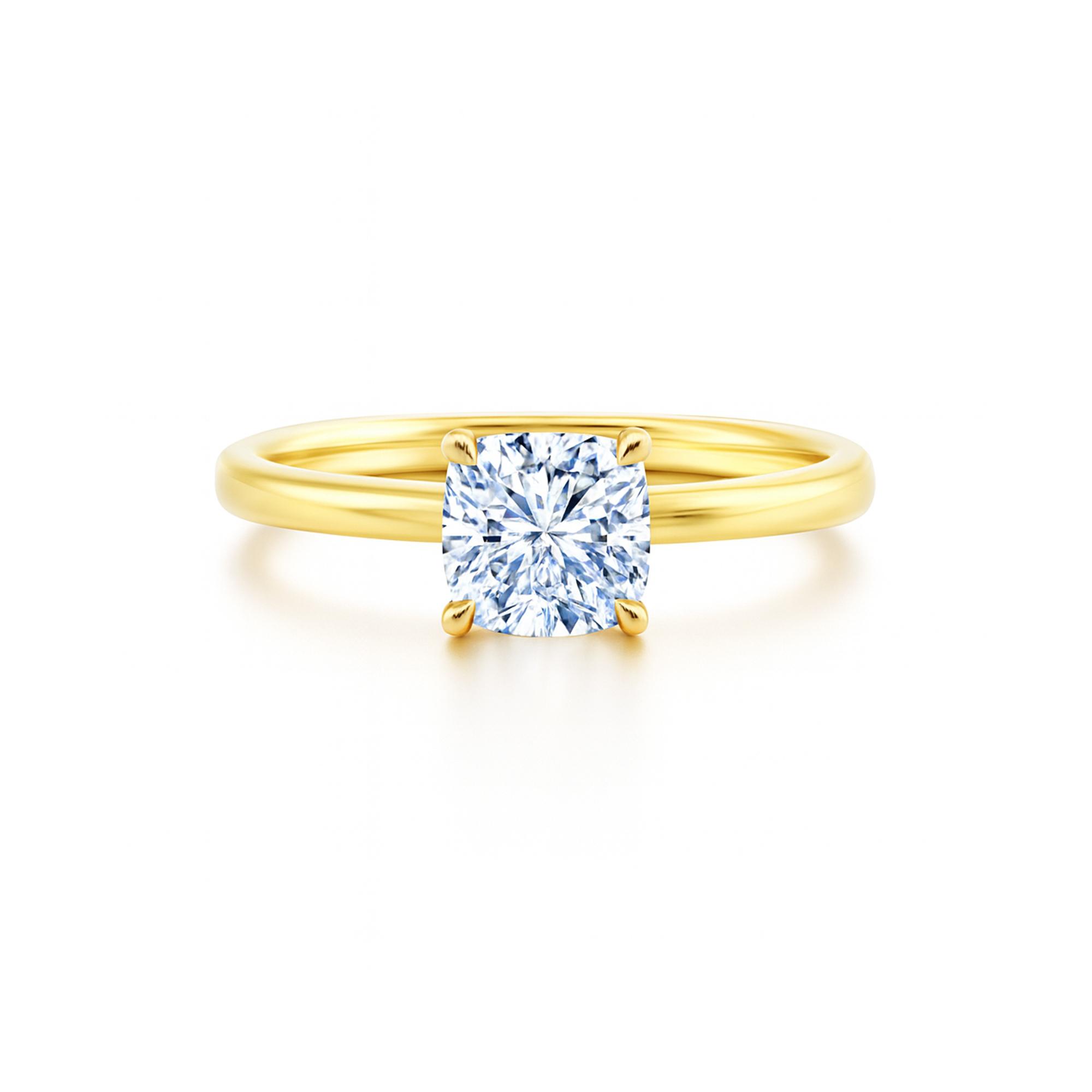 0.90 carat Cushion diamond ring Dubai