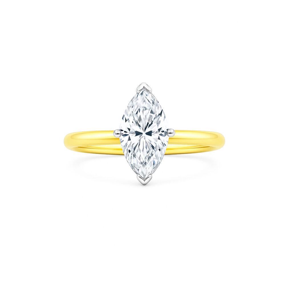 1 carat Marquise diamond ring