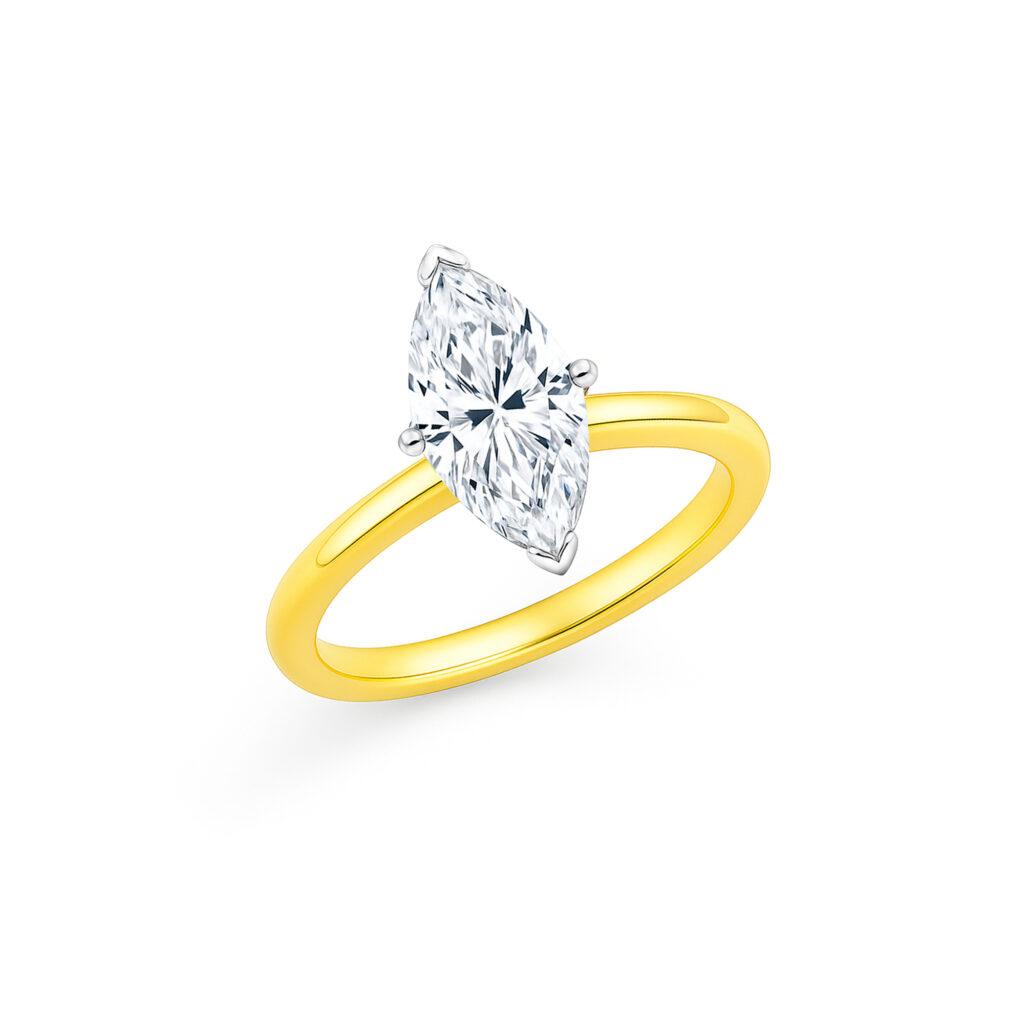 1 carat Marquise diamond ring Dubai