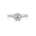 Diamond Halo Engagement Ring