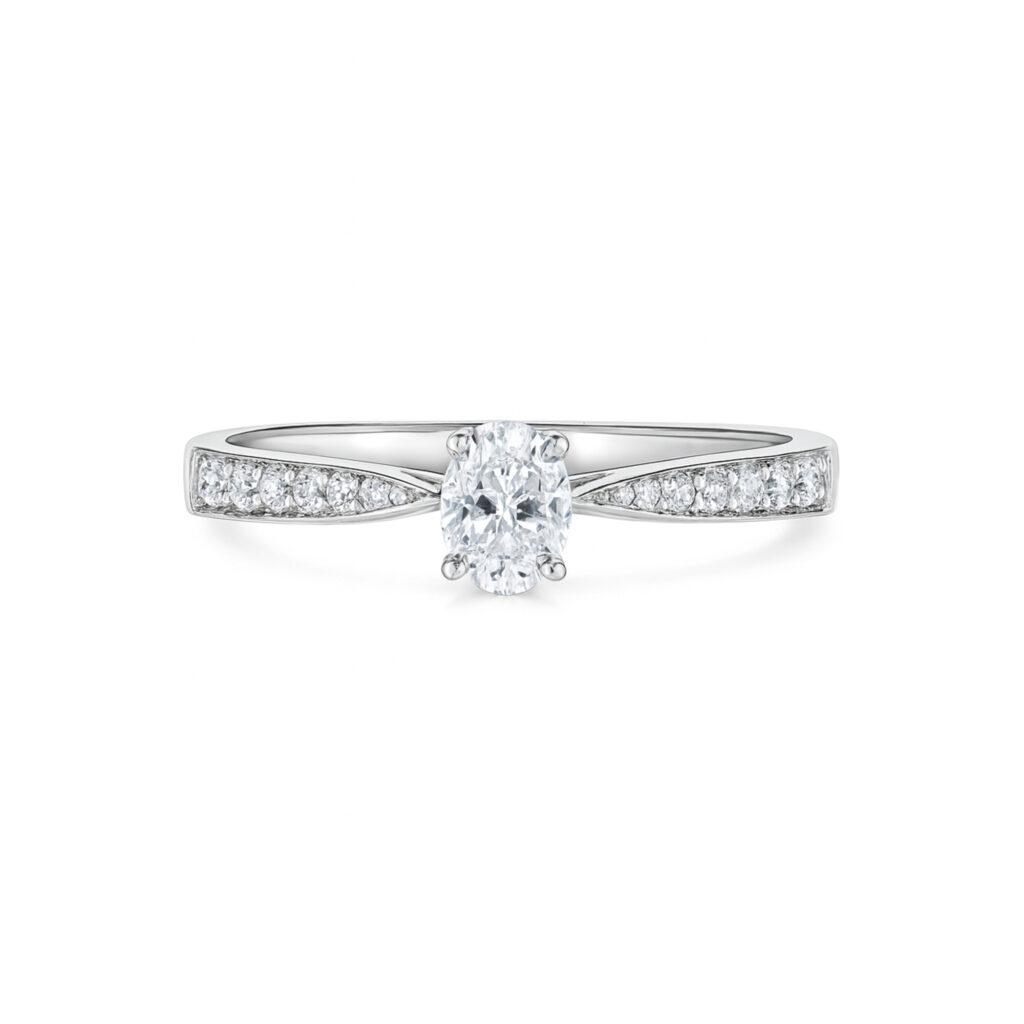 Oval Cut Diamond engagement Ring