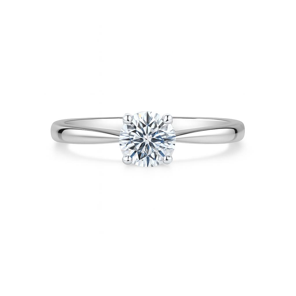 Solitaire Diamond Engagement Ring