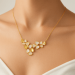 Floral diamond and MOP pendant Dubai