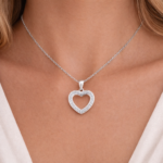 Heart diamond pendant Dubai