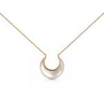 MOP Crescent Moon Necklace