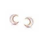 MOP Crescent Moon earrings