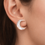 MOP Crescent Moon earrings Dubai