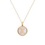 MOP X letter Pendant