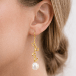 Pearl Flower earrings Dubai