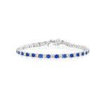 Sapphire and diamond bracelet