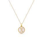 X letter MOP pendant